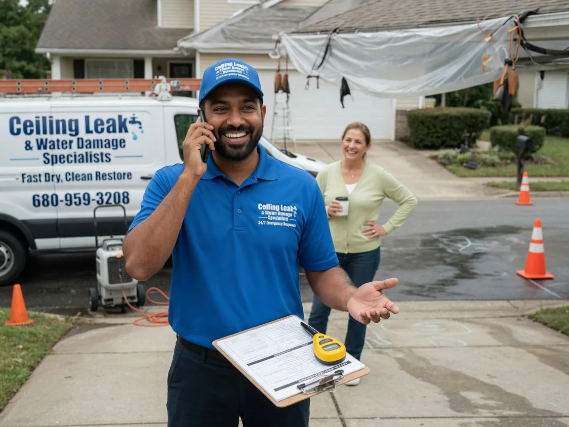 Ceiling Leak Cleanup Woodstock, CT FAQs